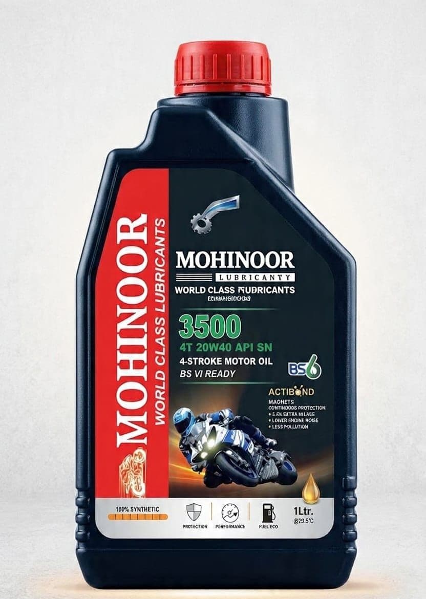 Mohinoor 3500 4T 20W-40 engine oil, 1 litre